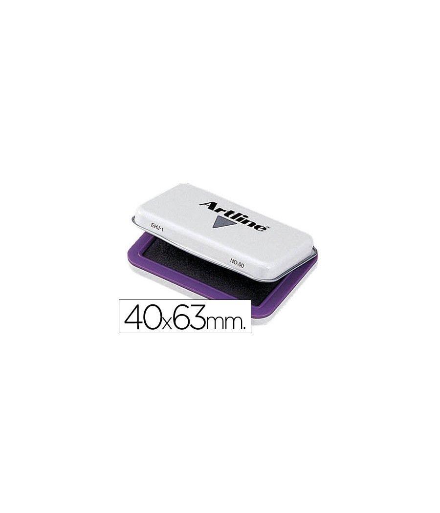 Tampón artline nº 00 violeta -40x63 mm - Imagen 2