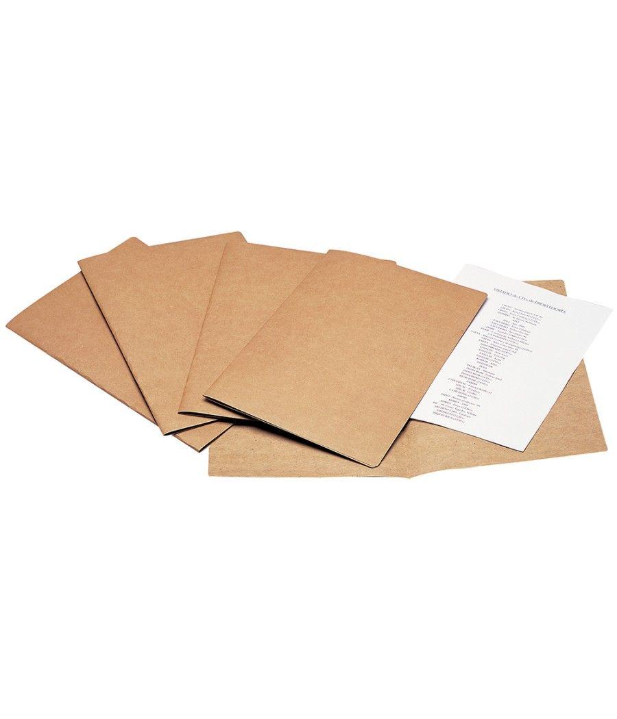 Subcarpeta liderpapel folio kraft 170g/m2 pack 50 unidades - Imagen 3