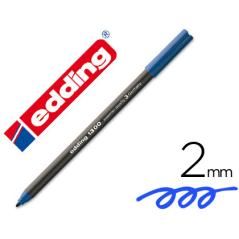 Rotulador edding punta fibra 1300 azul -punta redonda 2 mm pack 10 unidades - Imagen 2