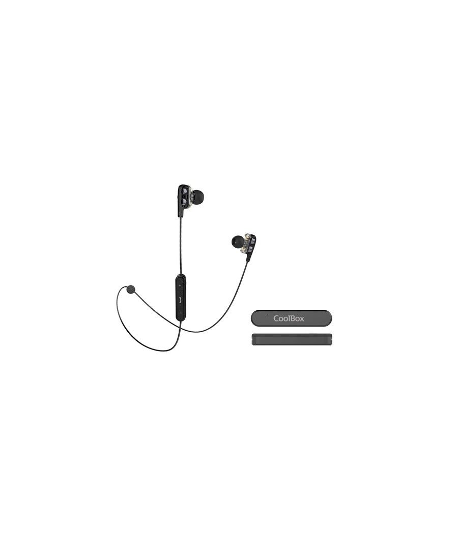 CoolBox CoolTwin Auriculares Inalámbrico Dentro de oído Calls/Music Bluetooth Negro - Imagen 5