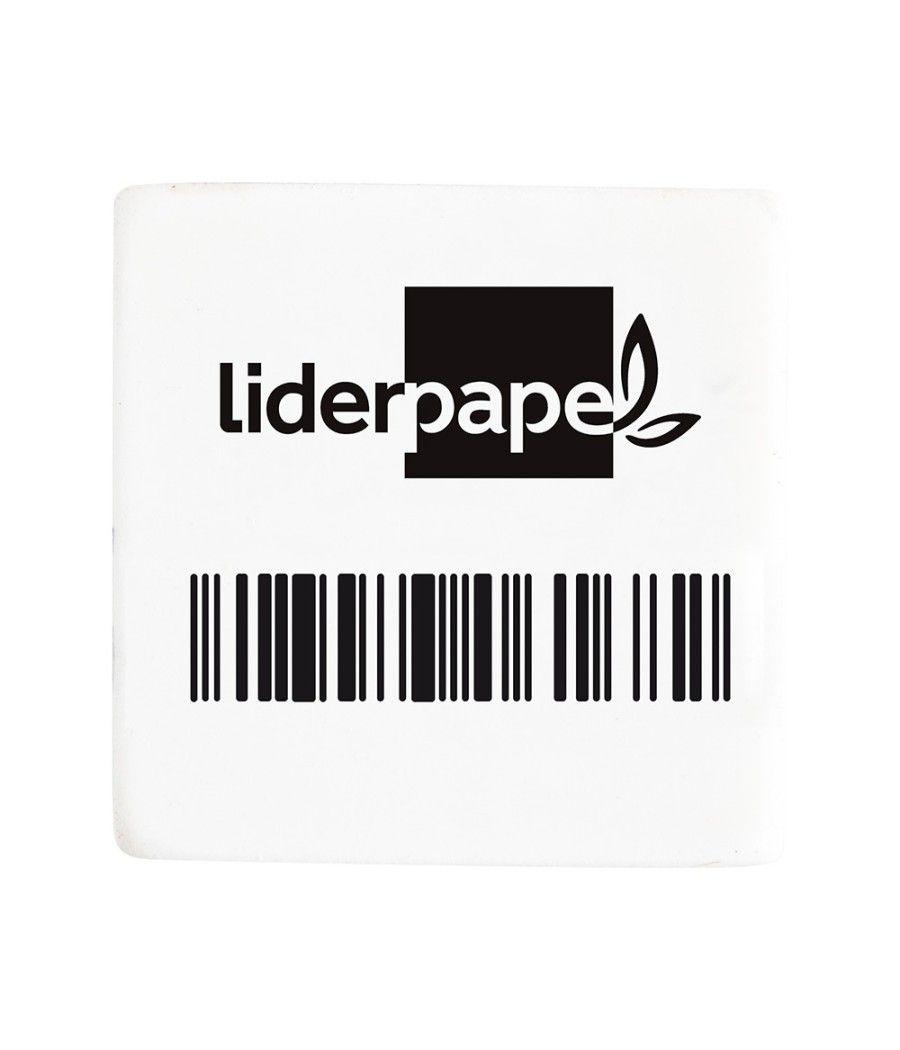 Goma liderpapel para lápiz con forma cuadrada 29x29x12 mm pack 32 unidades - Imagen 6