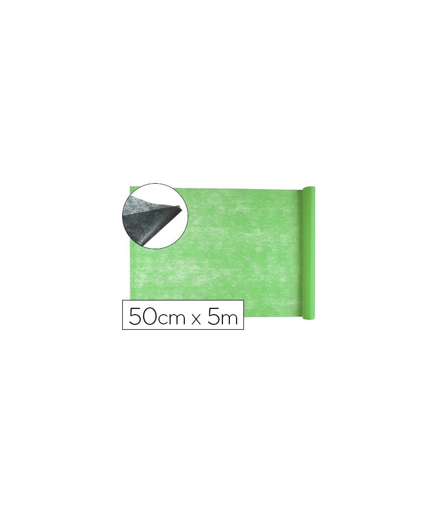 Tejido sin tejer liderpapel terileno 25 g/m2 rollo de 5 mt verde - Imagen 2
