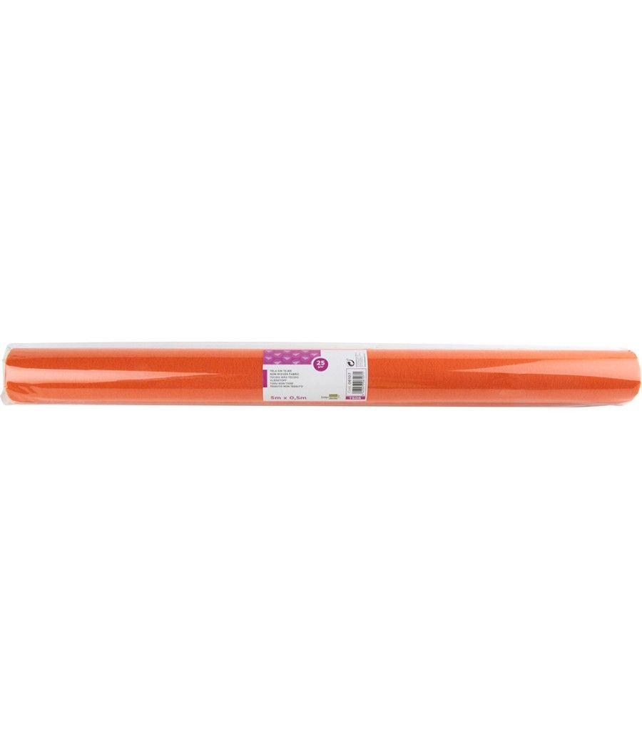 Tejido sin tejer liderpapel terileno 25 g/m2 rollo de 5 mt naranja - Imagen 3