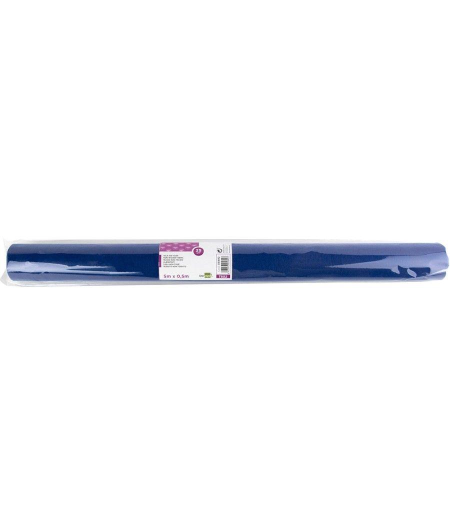 Tejido sin tejer liderpapel terileno 25 g/m2 rollo de 5 mt azul marino - Imagen 3