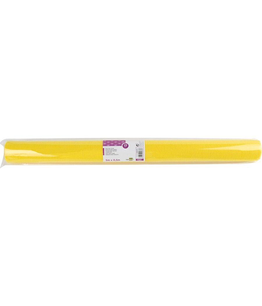 Tejido sin tejer liderpapel terileno 25 g/m2 rollo de 5 mt amarillo - Imagen 3