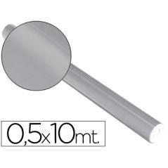 Papel metalizado plata rollo continuo de 0,5 x 10 mt - Imagen 2