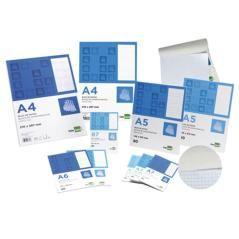 Bloc notas liderpapel liso a6 80 hojas 60g/m2 perforado pack 10 unidades - Imagen 4