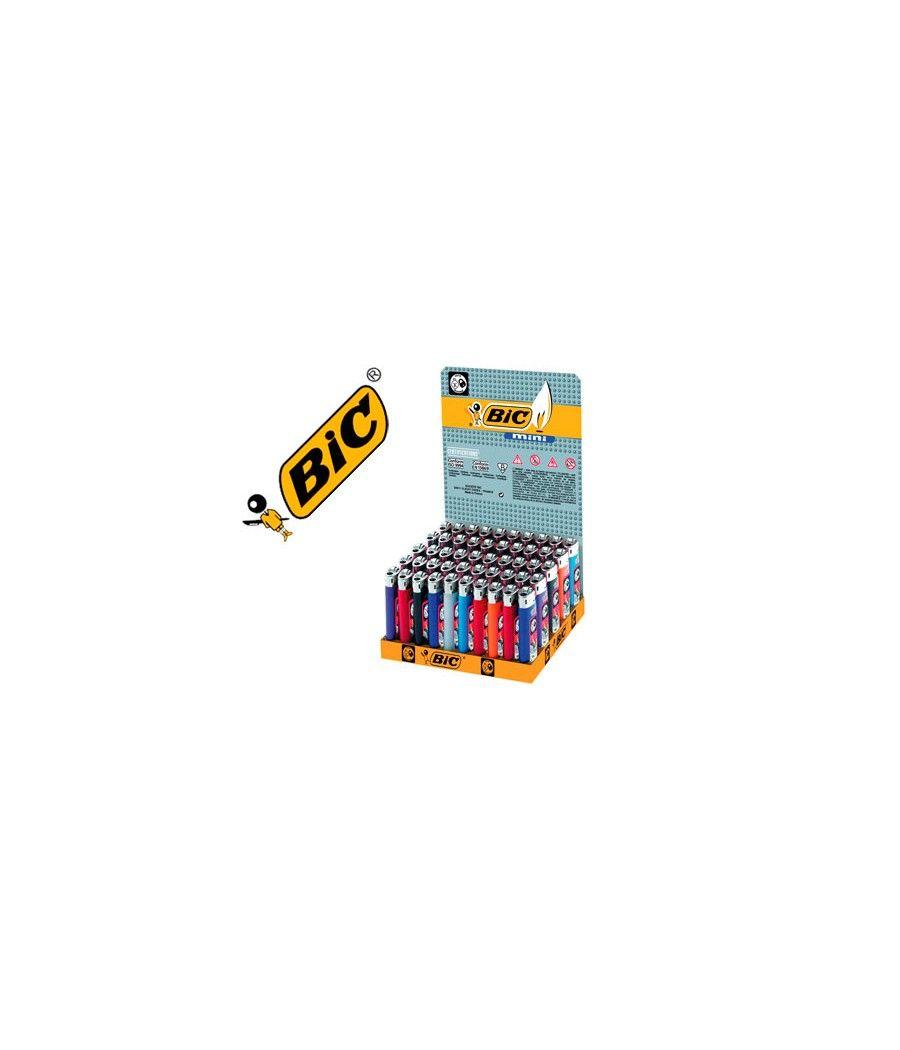 Encendedor bic mini j-25 colores surtidos pack 50 unidades - Imagen 2