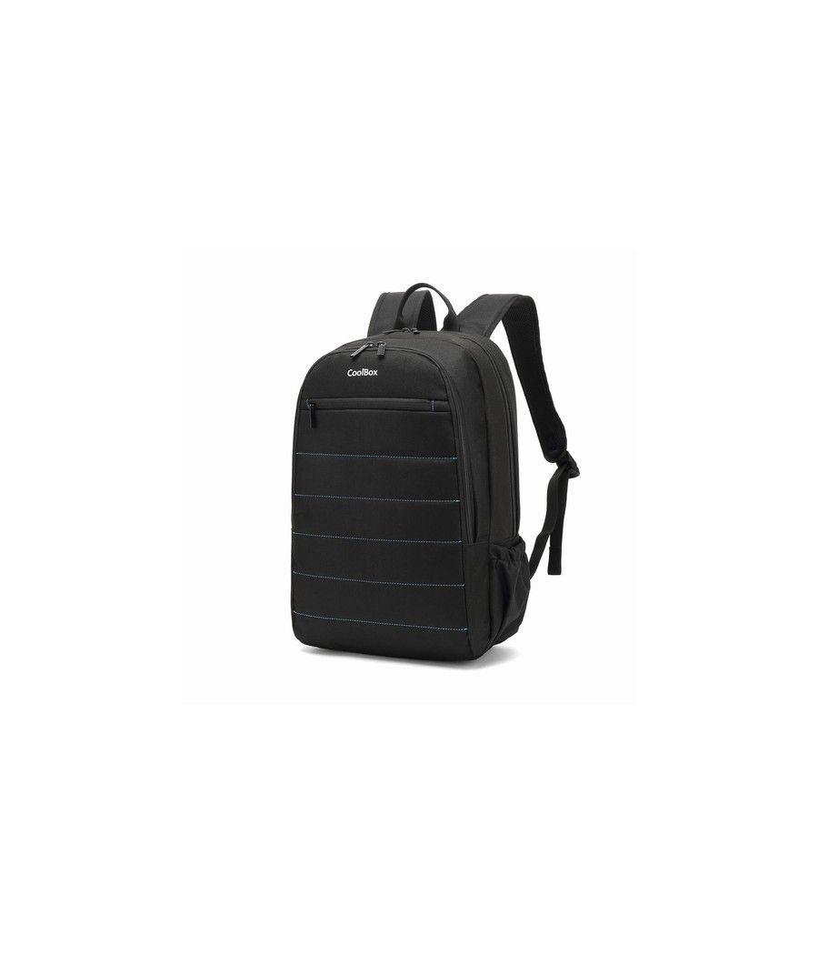 CoolBox COO-BAG15-2N maletines para portátil 39,6 cm (15.6") Mochila Negro - Imagen 2