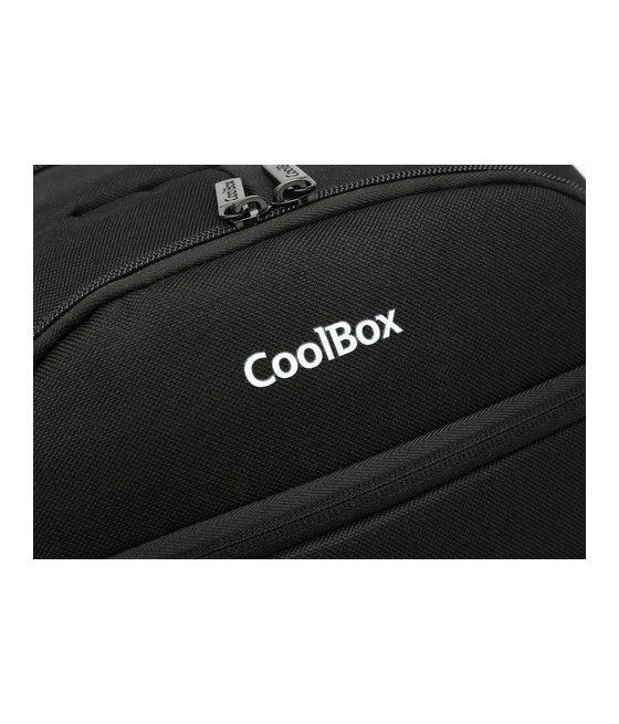 CoolBox COO-BAG15-2N maletines para portátil 39,6 cm (15.6") Mochila Negro - Imagen 6