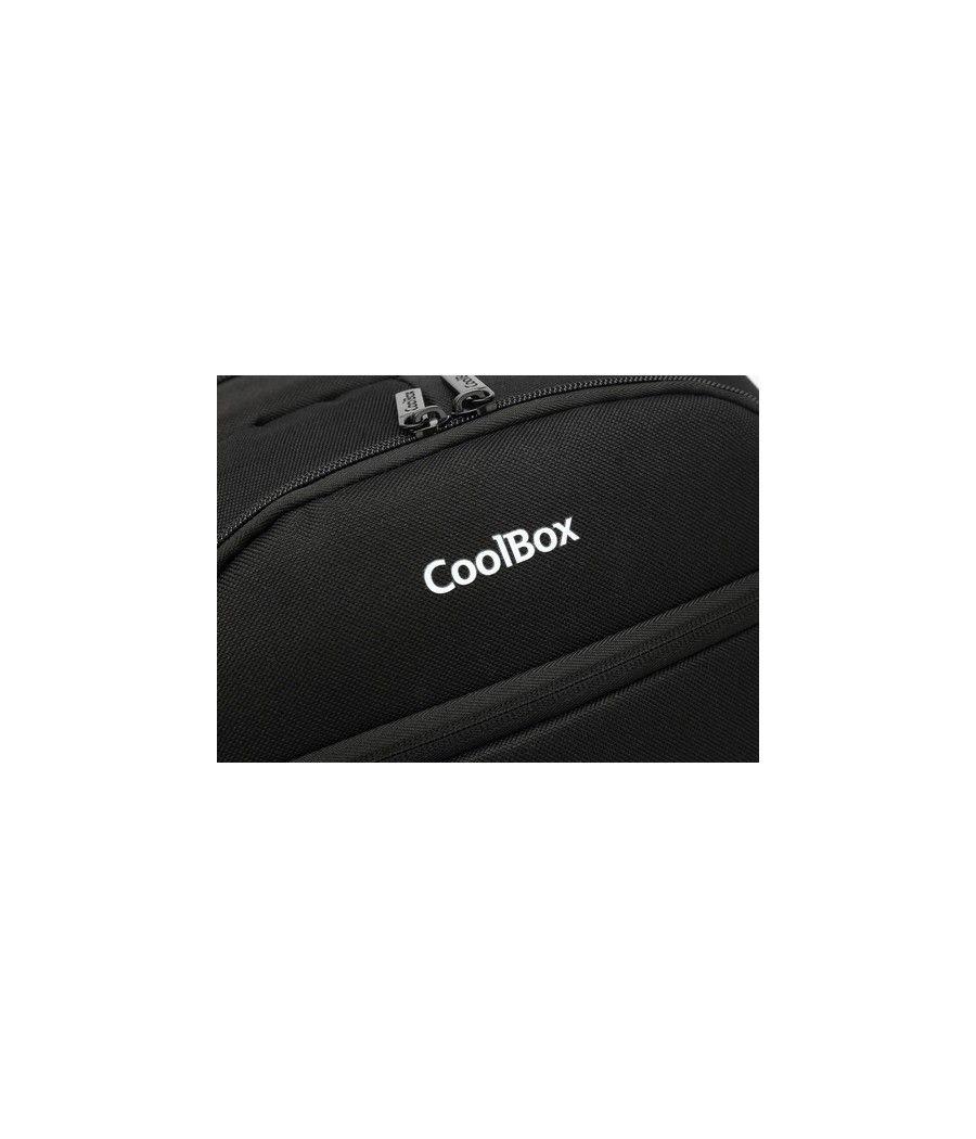 CoolBox COO-BAG15-2N maletines para portátil 39,6 cm (15.6") Mochila Negro - Imagen 6