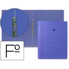 Carpeta gusanillo liderpapel folio cartón azul pack 25 unidades - Imagen 2