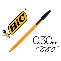Bolígrafo bic naranja negro pack 20 unidades - Imagen 2