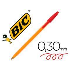 Bolígrafo bic naranja rojo pack 20 unidades - Imagen 2