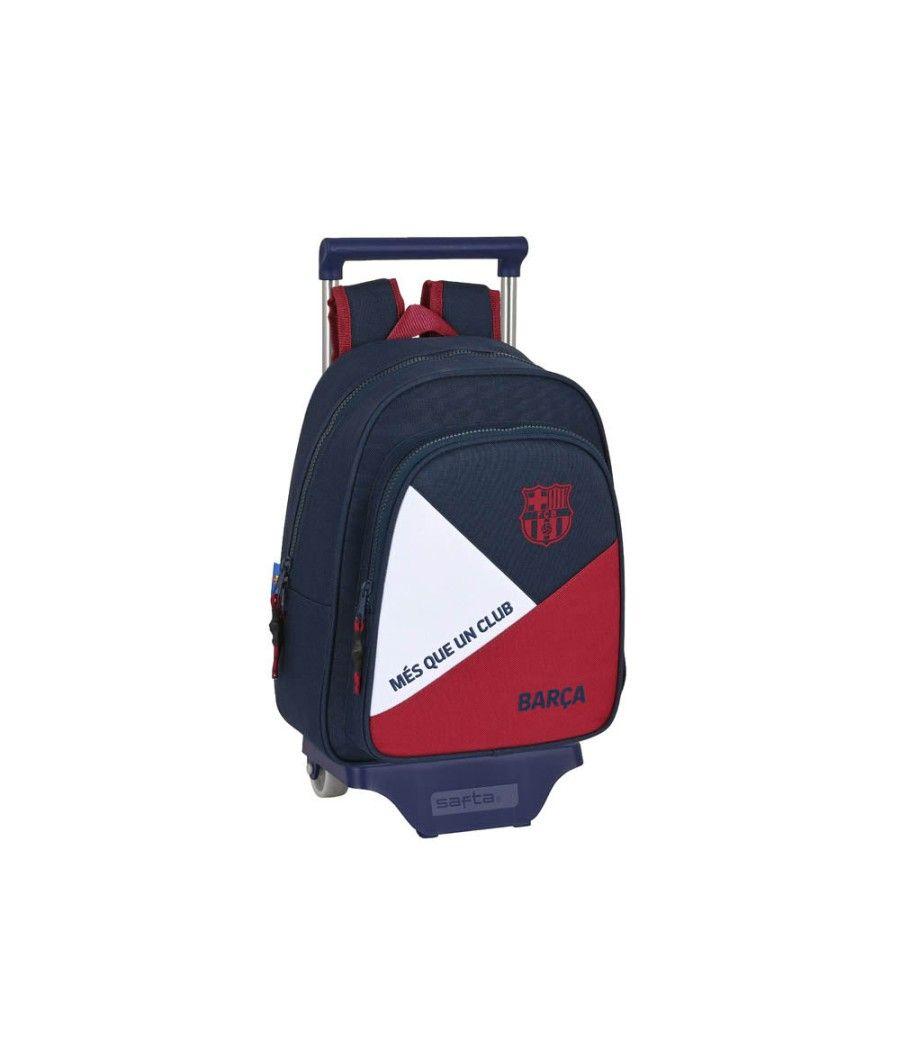 Cartera escolar safta con carro 270x100x330 mm f.c. barcelona corporativa - Imagen 2