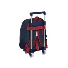 Cartera escolar safta con carro 270x100x330 mm f.c. barcelona corporativa - Imagen 3