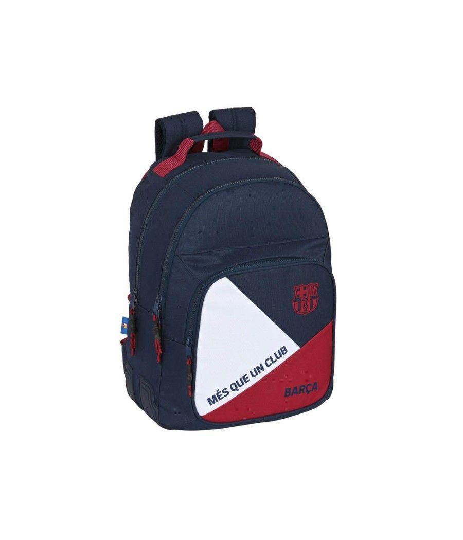 Cartera escolar safta mochila 320x150x420 mm f.c. barcelona corporativa - Imagen 2