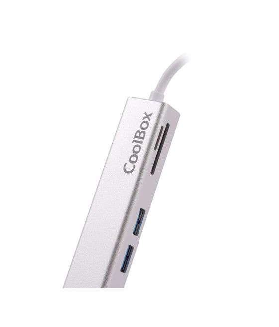 CoolBox miniDock USB-C Lite Alámbrico USB 3.2 Gen 1 (3.1 Gen 1) Type-C Blanco - Imagen 2