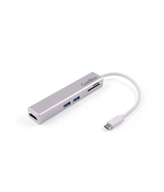 CoolBox miniDock USB-C Lite Alámbrico USB 3.2 Gen 1 (3.1 Gen 1) Type-C Blanco - Imagen 3
