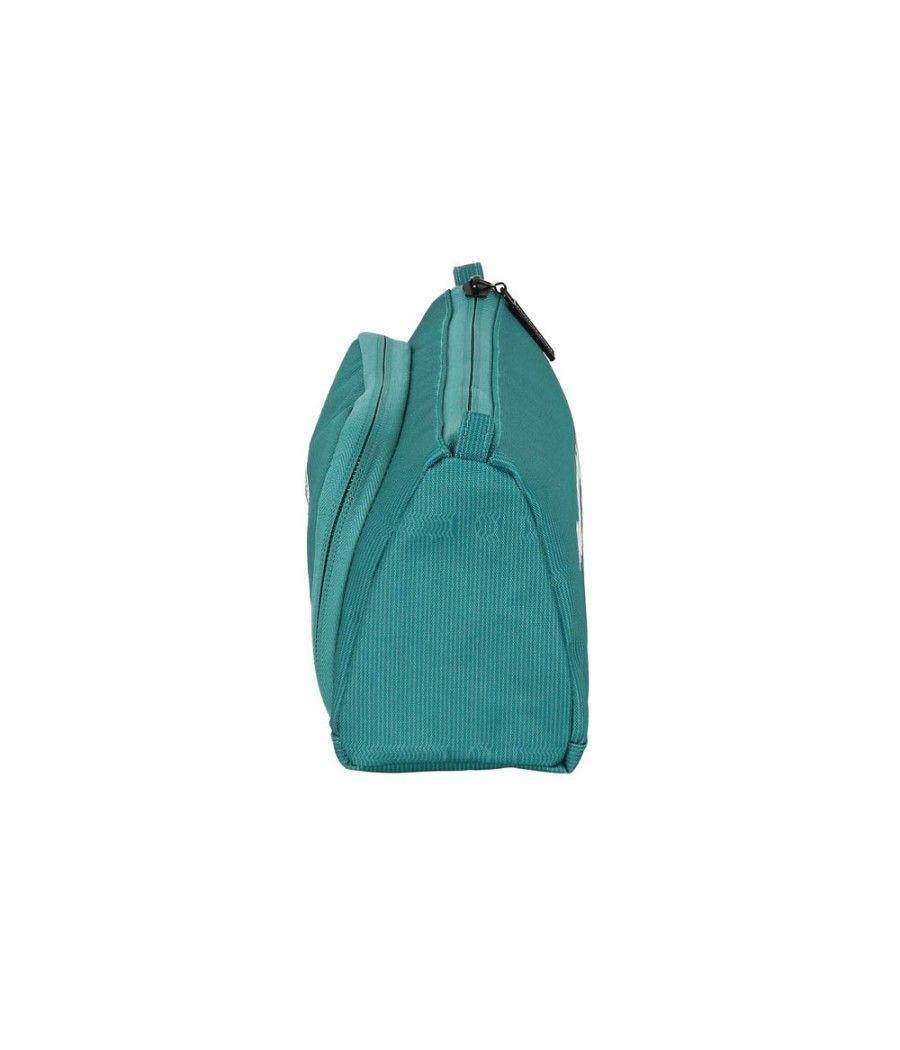 Bolso escolar safta portatodo con bolsillo desplegable vacío 200x85x110 mm real madrid 3 equipacion 21/22 - Imagen 4