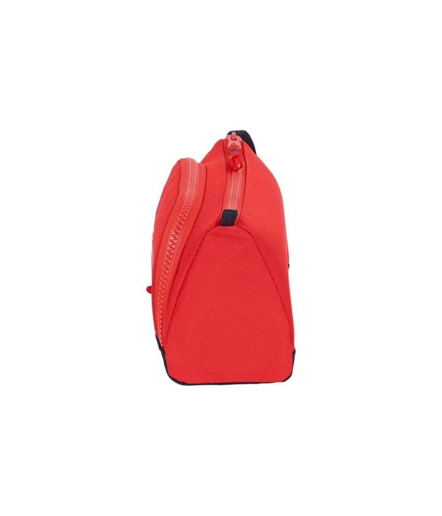 Bolso escolar safta portatodo con bolsillo desplegable vacío 200x85x110 mm seleccion española de futbol - Imagen 4