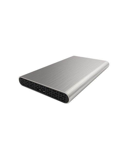 CoolBox SlimChase A-2513 Carcasa de disco duro/SSD Negro, Plata 2.5" - Imagen 1