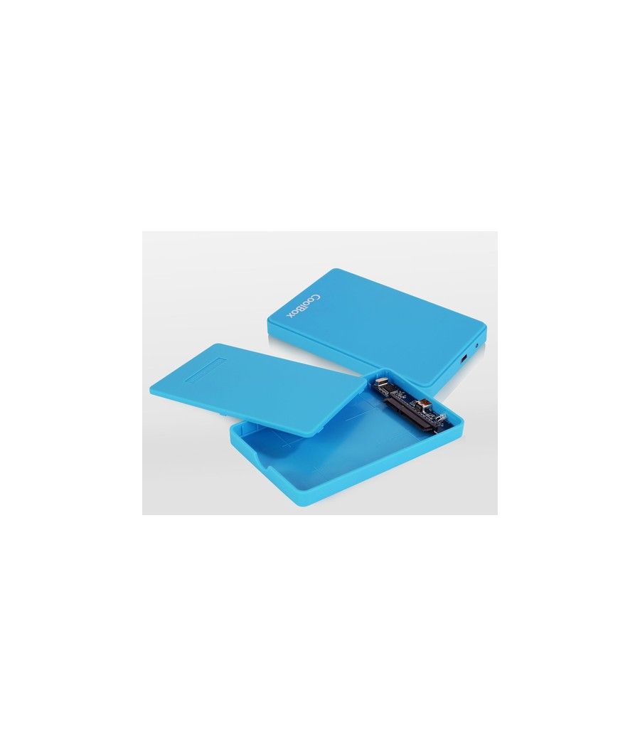 CoolBox SlimColor 2543 Carcasa de disco duro/SSD Azul 2.5" - Imagen 10