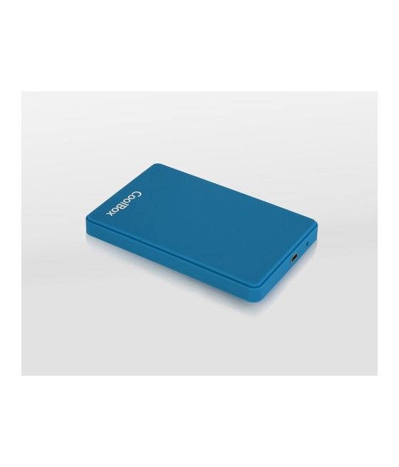 CoolBox SlimColor 2543 Carcasa de disco duro/SSD Azul 2.5" - Imagen 1