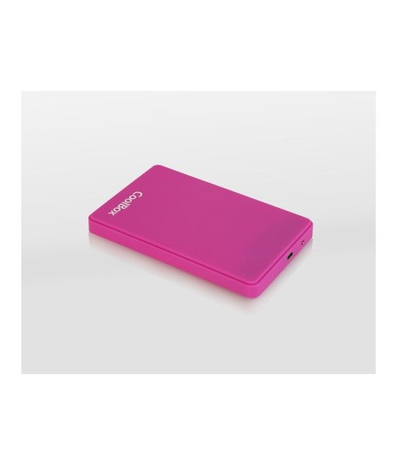 CoolBox SlimColor 2543 Carcasa de disco duro/SSD Púrpura 2.5" - Imagen 1