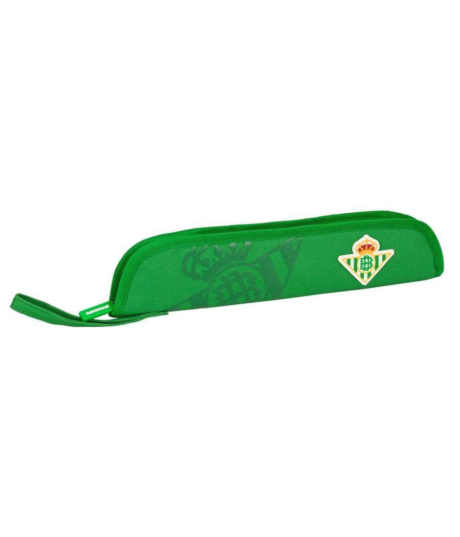 Bolso escolar safta real betis balompie portaflauta 370x20x80 mm - Imagen 2