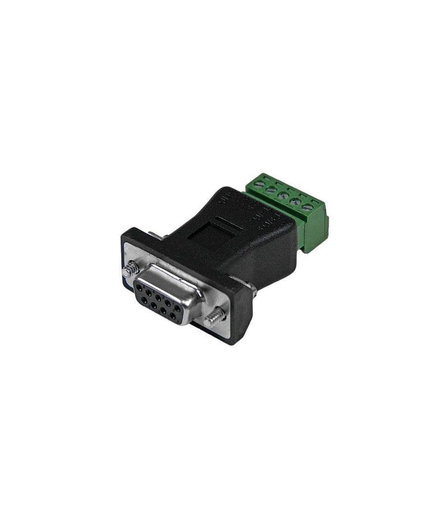 StarTech.com RS422 RS485 Serial DB9 -> Terminal Block Adapter Negro - Imagen 1