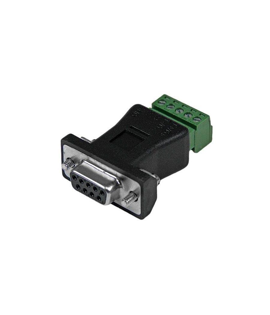 StarTech.com RS422 RS485 Serial DB9 -> Terminal Block Adapter Negro - Imagen 2