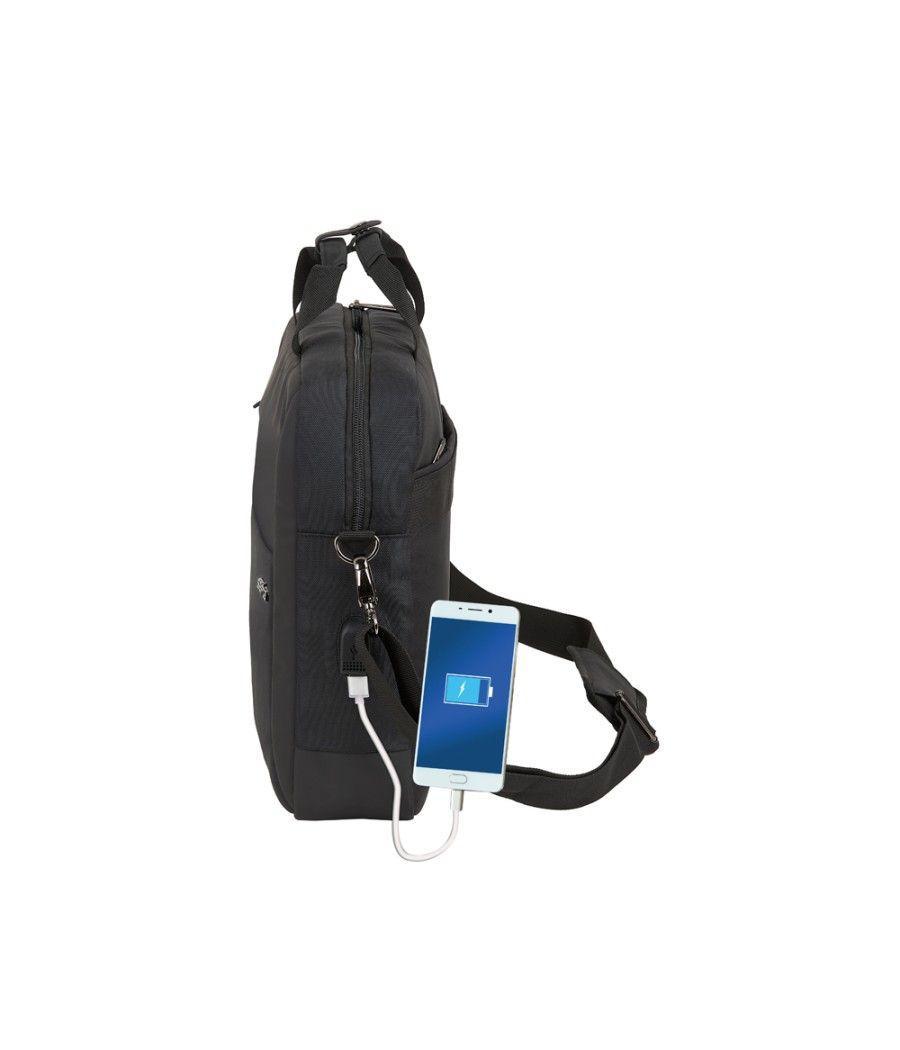 Cartera escolar safta safta \"business\" maletin ordenador 15,6\" 410x90x330 mm - Imagen 7