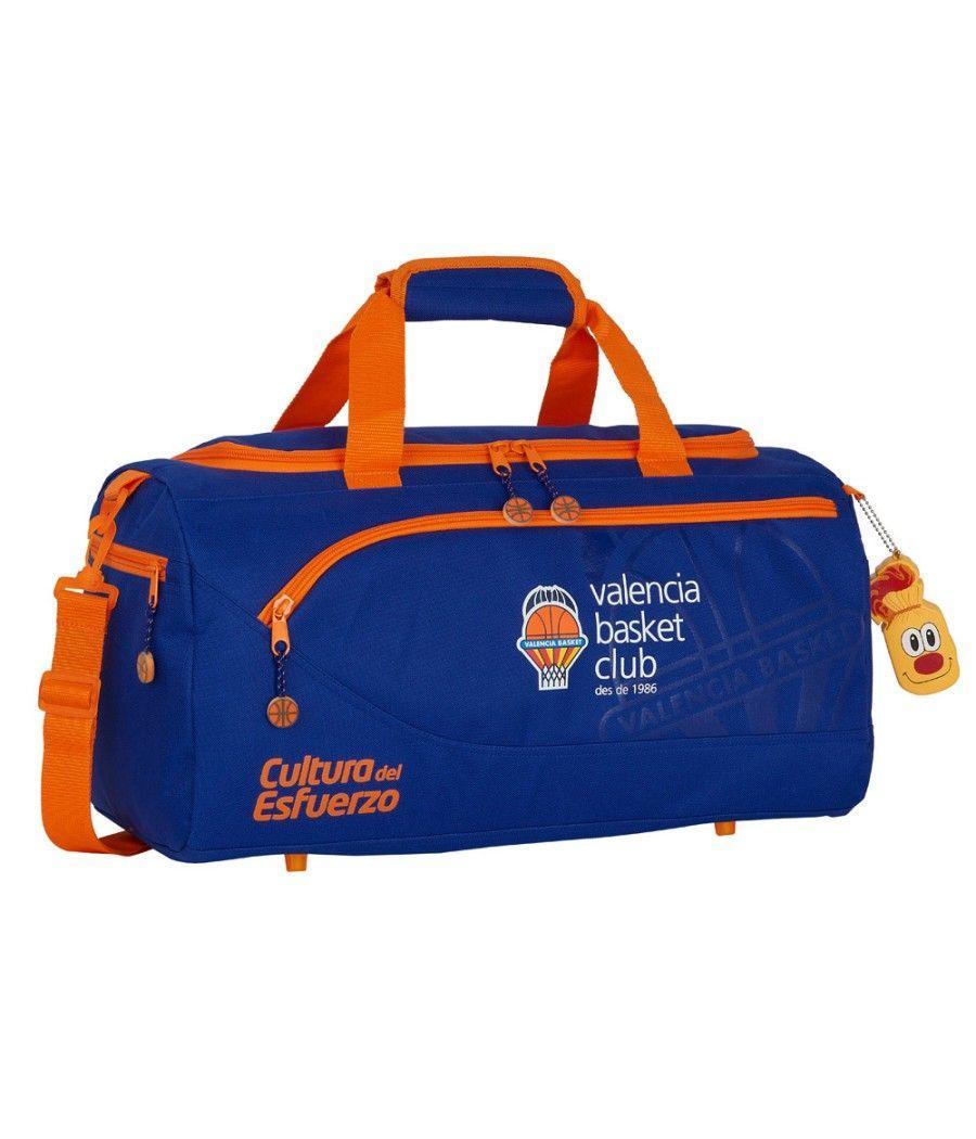 Cartera escolar safta valencia basket club bolsa deporte 500x250x250 mm - Imagen 2