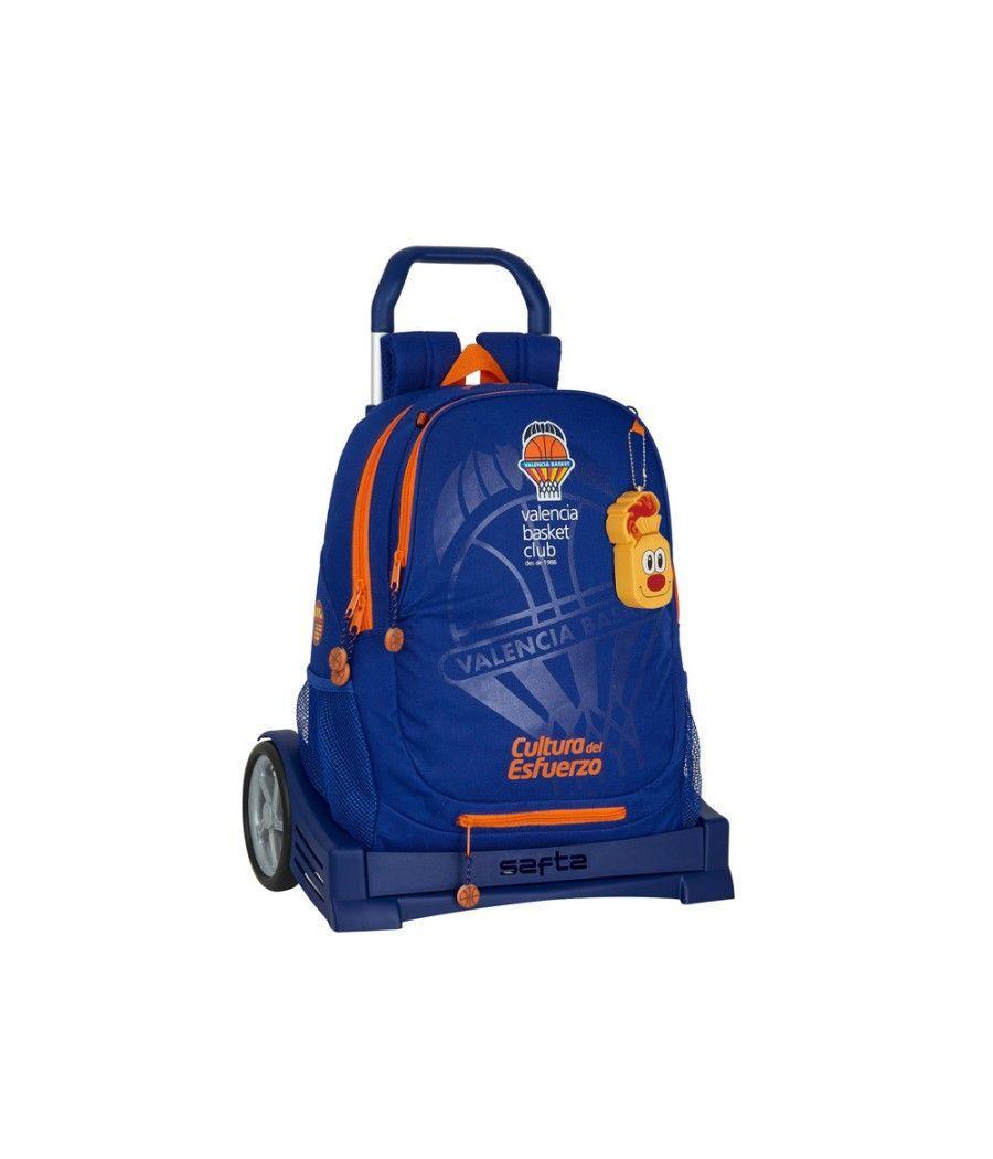 Cartera escolar safta con carro valencia basket club 320x160x440 mm - Imagen 2