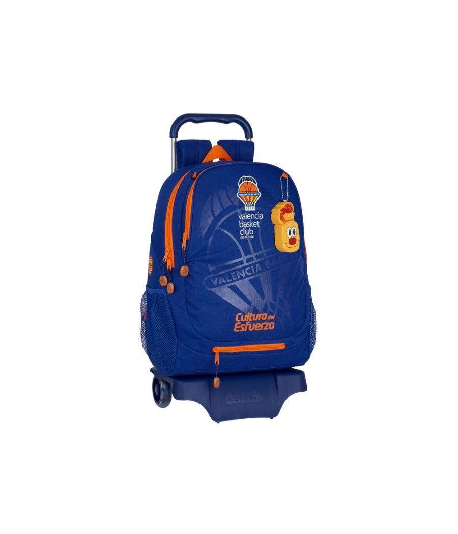 Cartera escolar safta con carro valencia basket club 320x160x440 mm - Imagen 2