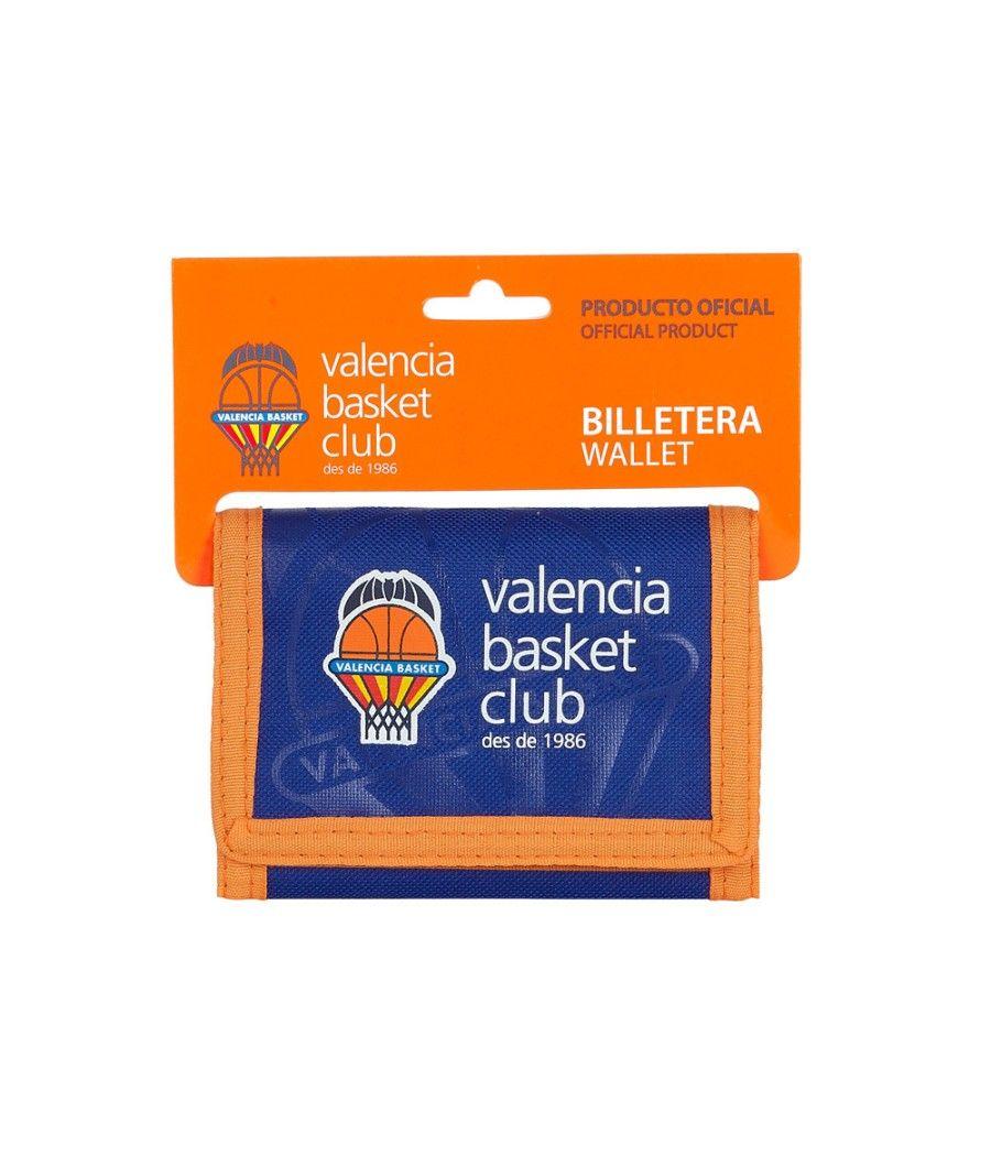 Bolso escolar safta portatodo valencia basket club billetera 125x95 mm - Imagen 2