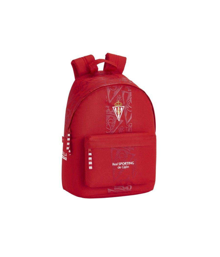 Cartera escolar safta sporting de gijon day pack ordenador 14,1\" 310x160x410 mm - Imagen 2