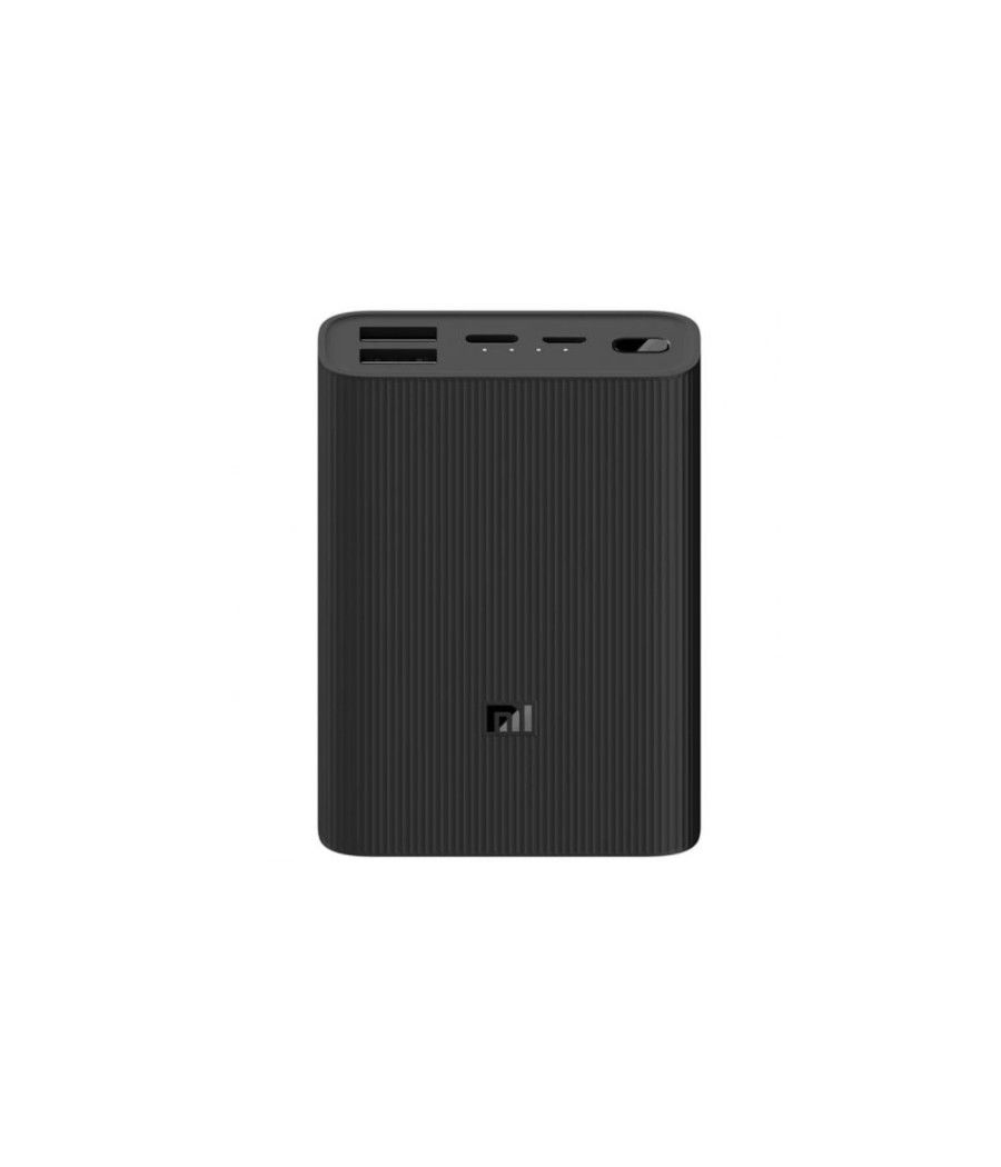 Xiaomi - powerbank 10000mah mi power bank 3 ultra compact - negra - Imagen 1