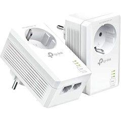 Adaptador powerline tp-link tl-pa7027p kit 1000mbps/...