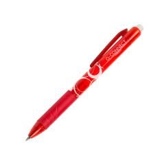 Bolígrafo q-connect retráctil borrable 0,7 mm color rojo pack 10 unidades