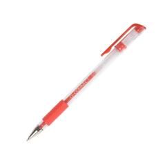 Bolígrafo q-connect tinta gel rojo 0.7 mm sujecion de caucho pack 10 unidades
