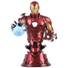 Figura diamond collection marvel avengers iron man mini busto resina 15 cm 1 - 7 scale - Imagen 1