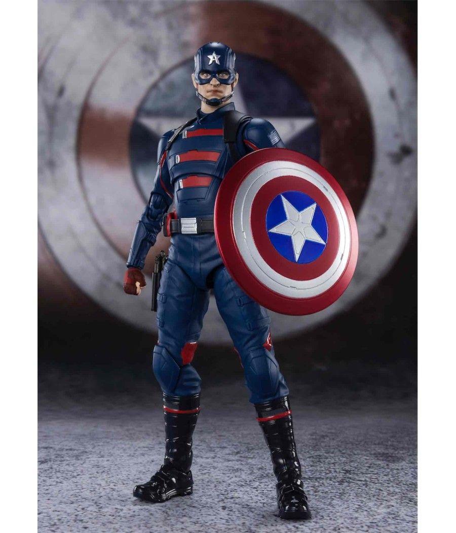 Figura tamashi nations capitan america john walker marvel the falcon and the winter soldier s. - Imagen 1