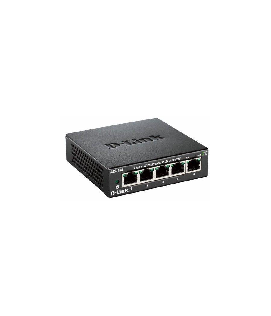 D-Link DES-105 Negro - Imagen 1