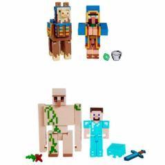 Pack 2 figuras mattel minecraft surtido - Imagen 1