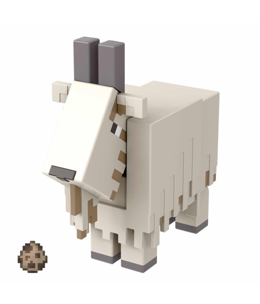 Figura mattel minecraft cabra con accesorios portal - Imagen 1