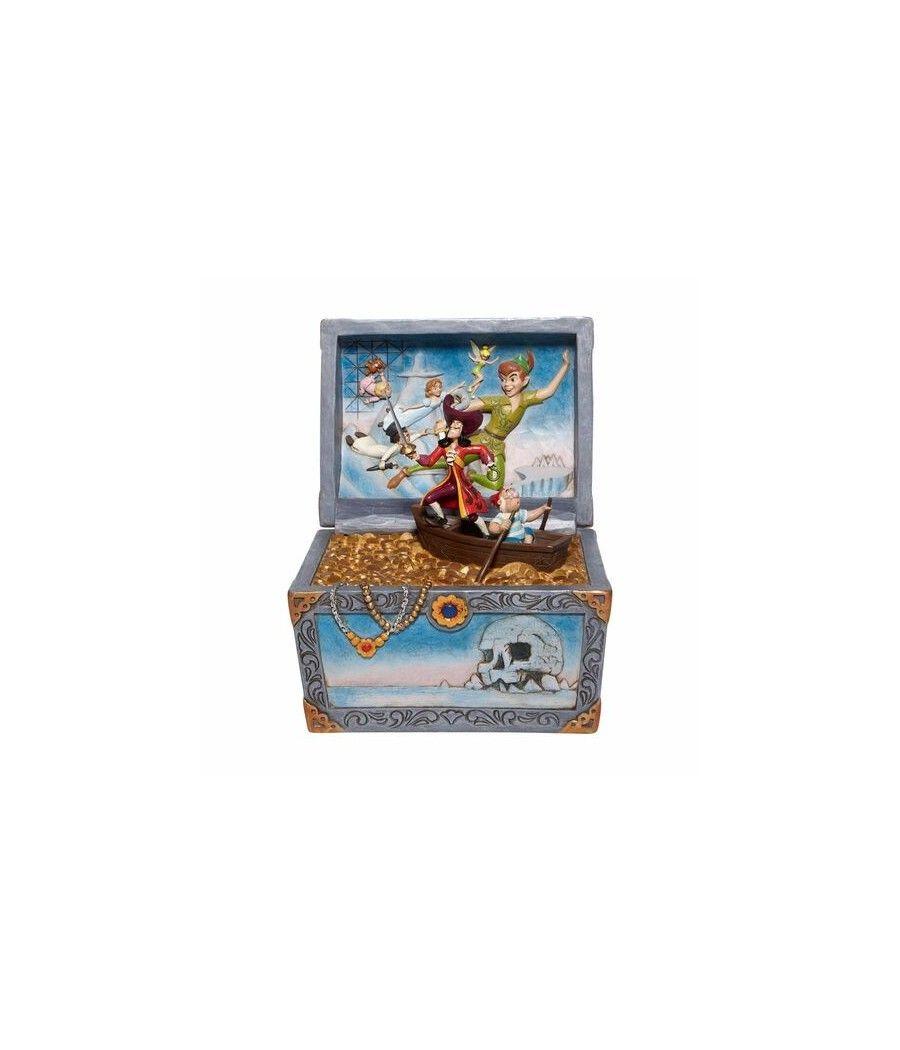 Figura enesco disney peter pan cofre del tesoro peter pan garfio & compañia - Imagen 1