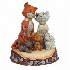 Figura enesco disney familia aristogatos - Imagen 1