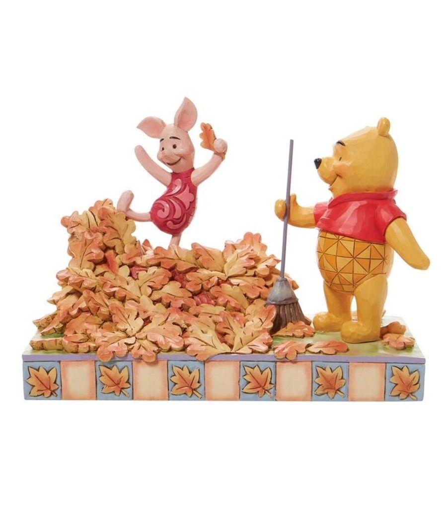 Figura enesco disney winnie the pooh pooh & piglet recogiendo hojas de otoño - Imagen 1